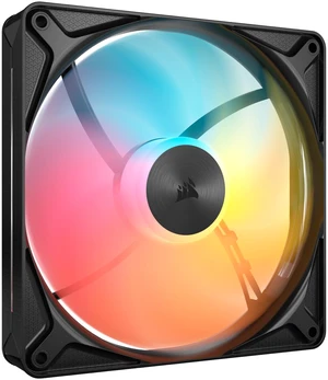 CORSAIR RS140 II ARGB 140mm PWM Fan - Daisy-Chain Connectivity - Magnetic Dome Bearing - AirGuide Technology - 8x RGB LEDs - Zero RPM Mode CORSAIR RS140 II ARGB 140mm PWM Fan - Daisy-Chain Connectivity - Magnetic Dome Bearing - AirGuide Technology - 8x RGB LEDs - Zero RPM Mode