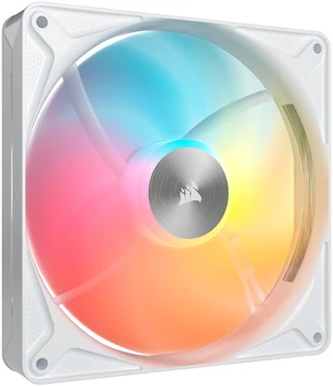 CORSAIR RS140 II ARGB 140mm PWM Fan - White - Daisy-Chain Connectivity - Magnetic Dome Bearing - AirGuide Technology - 8x RGB LEDs - Zero RPM Mode CORSAIR RS140 II ARGB 140mm PWM Fan - White - Daisy-Chain Connectivity - Magnetic Dome Bearing - AirGuide Technology - 8x RGB LEDs - Zero RPM Mode