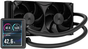 CORSAIR NAUTILUS II 240 RS LCD Liquid CPU Cooler - 3.5" IPS LCD Screen - FlowDrive 2S Pump - RS II Unified Frame Fans - 240mm Radiator - Fits AMD AM5/AM4 & Intel LGA 1851/1700 CORSAIR NAUTILUS II 240 RS LCD Liquid CPU Cooler - 3.5" IPS LCD Screen - FlowDrive 2S Pump - RS II Unified Frame Fans - 240mm Radiator - Fits AMD AM5/AM4 & Intel LGA 1851/1700
