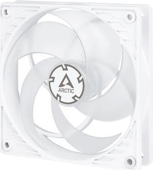 Arctic P12 PWM PST (White/Transparent) - Pressure-optimised 120 mm Fan with PWM and PST (PWM Sharing Technology)