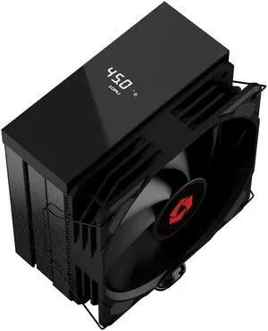 Rosewill CPU Air Cooler with Digital Display | 5 Copper Heat Pipes | Up to 2000 RPM Fan Speed | 120mm Hydraulic Bearing PWM Fan | Support LGA 1851/1700/1151/1150/1155/1156/1200 | AMD AM5/AM4 - RWGCM2- Rosewill CPU Air Cooler with Digital Display | 5 Copper Heat Pipes | Up to 2000 RPM Fan Speed | 120mm Hydraulic Bearing PWM Fan | Support LGA 1851/1700/1151/1150/1155/1156/1200 | AMD AM5/AM4 - RWGCM2-