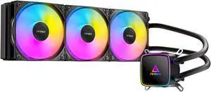 Antec Ultra 360 ARGB Liquid CPU Cooler, 3x120mm PWM Fans, High-Performance Pump, Intel LGA 1200/1851/20XX & AMD AM4/AM5 Antec Ultra 360 ARGB Liquid CPU Cooler, 3x120mm PWM Fans, High-Performance Pump, Intel LGA 1200/1851/20XX & AMD AM4/AM5