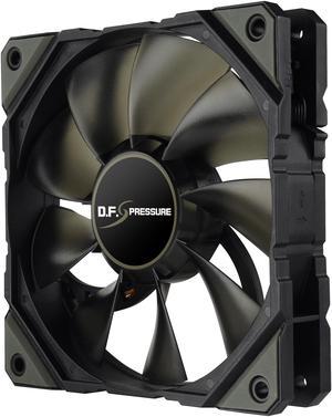 Enermax D.F.Pressure 120mm Dust Free Rotation Technology High Performance 2,200 RPM with 3 peak RPM options Case Fan Single Pack, UCDFP12P