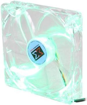 XIGMATEK FCB (Fluid Circulative Bearing) Cooling System Crystal Series CLF-F1453 140mm Green LED Case Fan PSU Molex Adapter/extender included
