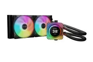 be quiet! Light Loop IO LCD 240mm Black - High-Performance ARGB AIO Liquid CPU Cooler with IPS Display be quiet! Light Loop IO LCD 240mm Black - High-Performance ARGB AIO Liquid CPU Cooler with IPS Display