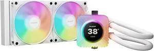 be quiet! Light Loop IO LCD 240mm White - High-Performance ARGB AIO Liquid CPU Cooler with IPS Display be quiet! Light Loop IO LCD 240mm White - High-Performance ARGB AIO Liquid CPU Cooler with IPS Display