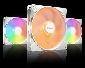 be quiet! Light Wings LX Reverse 140mm ARGB PWM Case Fan, White, 3-Pack, 1200 RPM, Rifle Bearing, BL155 be quiet! Light Wings LX Reverse 140mm ARGB PWM Case Fan, White, 3-Pack, 1200 RPM, Rifle Bearing, BL155