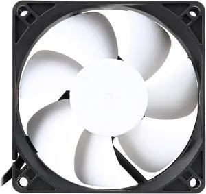 Fractal Design Silent Series R3 Black/White Silence-Optimized 80mm Case Fan