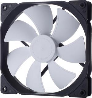 Fractal Design Dynamic X2 PWM GP-14 140mm High Durability Long Life Sleeve Bearing Black/White Radiator Optimized Computer Case Fan