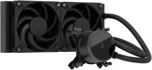 Fractal Design Radius 240 Black 240mm AIO CPU Liquid Cooler (Copper Cold Plate, Ceramic-Bearing PWM Pump, Dynamic 3 Fans, Intel LGA 1700/1200/AM5/AM4) Fractal Design Radius 240 Black 240mm AIO CPU Liquid Cooler (Copper Cold Plate, Ceramic-Bearing PWM Pump, Dynamic 3 Fans, Intel LGA 1700/1200/AM5/AM4)