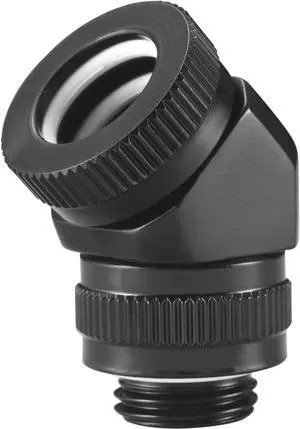 Phanteks PH-RA45_BK12 12mm Hard Tube Rotary Fitting 45