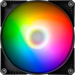 Phanteks SK140 DRGB PWM FAN - 140mm Fan, High Airflow Nine-blade Design, DRGB Lighting, Rubber Dampening Washers - Black