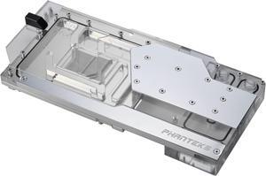 Phanteks Glacier G40 ASUS GPU Block for ASUS ROG STRIX / TUF gaming RTX 4090, Full Cover Nickel-Plated copper block, Cast Acrylic, Aluminum Cover plates, Digital-RGB, Chrome