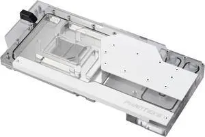 Phanteks Glacier G40 ASUS GPU Block for ASUS ROG STRIX / TUF gaming RTX 4090, Full Cover Nickel-Plated copper block, Cast Acrylic, Aluminum Cover plates, Digital-RGB, Matte White