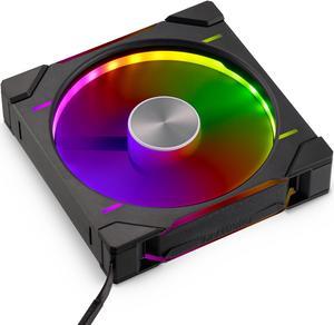 Phanteks D30-140 DRGB PWM FAN, Premium D-RGB Performance Fan, ARGB/DRGB lighting, Daisy-chain Fan Linking system, Black