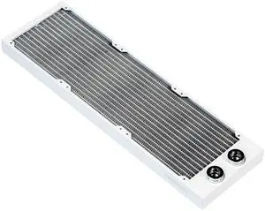 Glacier EZ-Fit 420RAD-30, 420mm-30mm thick Water-Cooling Copper Radiator, Integrated 16mm EZ-Fit fitting, White