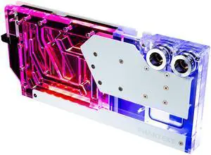 Phanteks Glacier EZ-Fit G40 ASUS GPU Block for ASUS ROG STRIX / TUF gaming RTX 4090, Full Cover Nickel-Plated copper block, Cast Acrylic, Aluminum Cover plates, Digital-RGB, Matte White