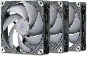 Phanteks T30-140 Triple-Pack, 140mm Premium High-Performance PWM Fan, Industrial Grade LCP Frame & Blades, 3-Mode Speed Switch, Unmatched Airflow for PC Cases & Radiators, Black/Grey