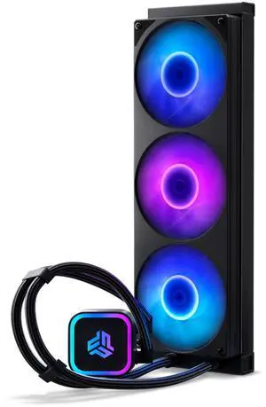 Phanteks Glacier One 360S25-SE AIO Liquid CPU Cooler, 360 ARGB fan, Black Phanteks Glacier One 360S25-SE AIO Liquid CPU Cooler, 360 ARGB fan, Black