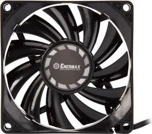 Athena Power FANC-TB815 8015 Slim Fan with Twister Bearing Technology Long Lifetime & Low Noise. And Turbine Blades for High-pressure Airflow.