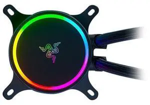 Razer Hanbo Chroma RGB All in One Liquid Cooler aRGB Pump Cap: AIO Design - Quiet, Powerful aRGB Fans - PWM Fan Controller Support - Intel LGA 115X Series, 2011, 1200, 1700, AM5 Compatible - 240MM Razer Hanbo Chroma RGB All in One Liquid Cooler aRGB Pump Cap: AIO Design - Quiet, Powerful aRGB Fans - PWM Fan Controller Support - Intel LGA 115X Series, 2011, 1200, 1700, AM5 Compatible - 240MM