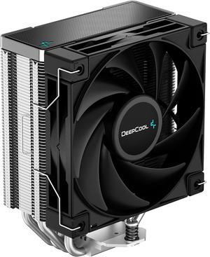 DeepCool AK400 Performance CPU Cooler, 4 Direct Touch Copper Heat Pipes, 120mm Fluid Dynamic Bearing PWM Fans, 220W TDP, Black