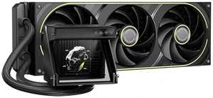 TRYX Holo 360mm AIO Holographic Visual GIPHY Built-in Asetek 280w TDP 7th Gen V2, FOBR Unibody Fan, Adjustable Water Block, Embedded Al Interface, Aluminum, Intel LGA 1851/1700 AMD AM5/AM4 TRYX Holo 360mm AIO Holographic Visual GIPHY Built-in Asetek 280w TDP 7th Gen V2, FOBR Unibody Fan, Adjustable Water Block, Embedded Al Interface, Aluminum, Intel LGA 1851/1700 AMD AM5/AM4