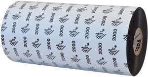 Zebra Wax Ribbon 6.85inx1476ft 2000 Standard 1in core