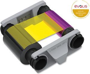Evolis CBGR0100C High Trust Original Color Ribbons for Badgy100 & 200 - 100 Prints