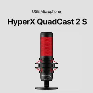 HyperX QuadCast QuadCast 2 S Black USB Connector Microphone