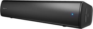 Creative Stage Air V2 Compact Under-Monitor USB Soundbar for PC, with Bluetooth 5.3, Dual-Driver and Passive Radiator, up to 6 Hours of Playtime, Compatible with PS5 and Nintendo Switch