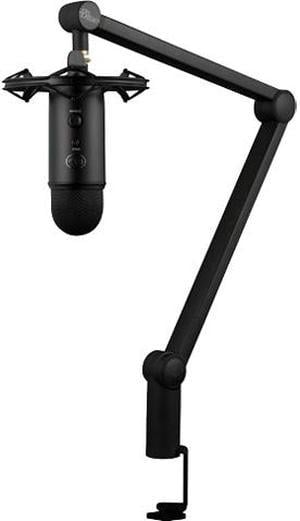 Blue Yeticaster Pro Broadcast Bundle with Yeti USB Microphone for Gaming, Recording, Streaming, Podcasting, Radius III Shockmount, Compass Mic Boom Arm, Blue VO!CE - Blackout