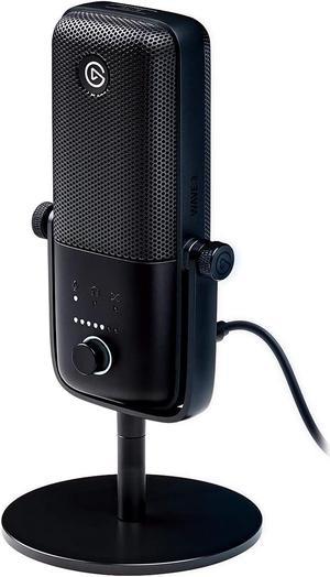 Elgato Wave:3 - Premium Studio Quality USB Condenser Microphone for Streaming, Podcast, Gaming and Home Office, Free Mixer Software, Sound Effect Plugins, Anti-Distortion, Plug ’n Play, for Mac, PC