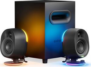 SteelSeries - Arena 7 2.1 Bluetooth Gaming Speakers with RGB Lighting (3 Piece)