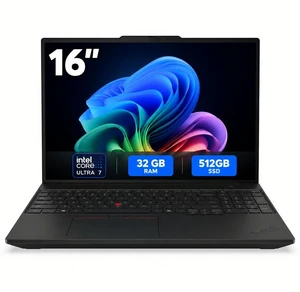 Lenovo ThinkPad T16 Gen 5 21WT0064US 16" Copilot+ PC Notebook - Intel Core Ultra 7 355 - 32 GB - 512 GB SSD - Windows 11 Pro - Webcam - Wi-Fi 7 Lenovo ThinkPad T16 Gen 5 21WT0064US 16" Copilot+ PC Notebook - Intel Core Ultra 7 355 - 32 GB - 512 GB SSD - Windows 11 Pro - Webcam - Wi-Fi 7