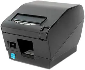 Star Micronics 37966680 TSP700 Series Direct Thermal Label and Receipt Printer with CloudPRNT - Gray - TSP743IICLOUDPRNT-24L GRY