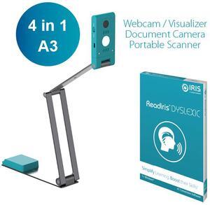 IRIS IRIScan Visualizer 7 + Readiris Dyslexic 2.0 All-in-One Document Camera