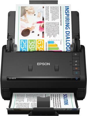 Epson WorkForce ES-400 II Color Duplex Desktop Document Scanner for PC and Mac, with Auto Document Feeder (ADF) and Image Adjustment Tools
