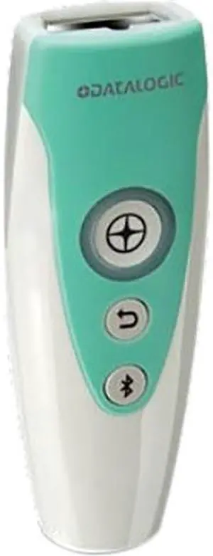Datalogic DBT6400-HC Barcode Scanner, 2D Area Imager, General Purpose, Handheld, Bluetooth, USB/Bluetooth Connection, USB Micro Cable Included, White, Health care