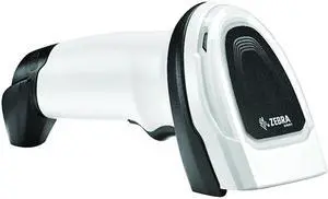 Zebra DS8108-DL Handheld Corded 1D/2D Barcode Scanner, USB Kt with Stand, White - DS8108-DL6U2100SGW