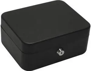 Royal Sovereign CMCB-200 Full-Size Cash Box, Solid Steel Construction, Removable Cash Box Tray, Black