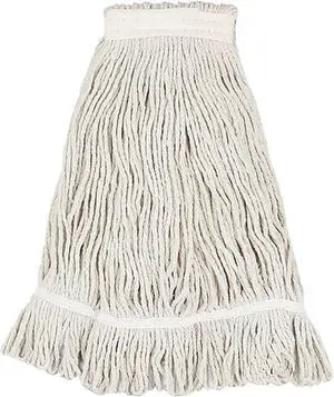 Mop Head, Loop Web/Tailband, Value Standard, Cotton, No. 32, White, 12/Carton