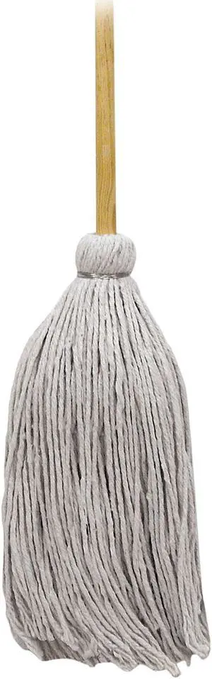 Mop Head, Cotton, Cut-End, White, #32 Handle Deck, 6/Carton