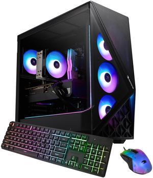 iBUYPOWER Slate 9 Black Gaming PC Desktop - Intel Core Ultra 7 265F - NVIDIA GeForce RTX 5060Ti 16GB - 32GB DDR5 RGB - 2TB NVMe SSD - SBI7N56T01