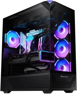 iBUYPOWER Element 9 Pro Black Gaming PC Desktop - Intel Core Ultra 7 265KF - NVIDIA GeForce RTX 5070Ti 16GB - 32GB DDR5 RGB - 2TB NVMe SSD - EPBI7N57T01