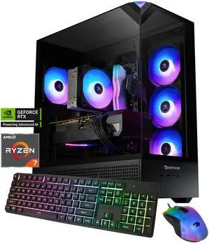 iBUYPOWER Element Gaming PC Desktop - AMD Ryzen 7 8700F, NVIDIA GeForce RTX 5060 8GB, 32GB DDR5 RGB RAM, 1TB NVMe SSD