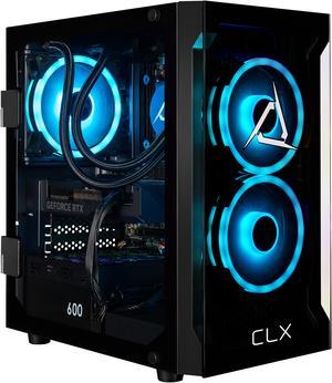 CLX SET Gaming Desktop - AMD Ryzen 7 9700X 3.8GHz 8-Core Processor, 32GB DDR5 Memory, GeForce RTX 4060 Ti 8GB GDDR6 Graphics, 1TB NVMe M.2 SSD, WiFi, Win 11 Home 64-bit