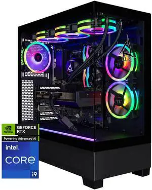 CLX SET Gaming Desktop - Intel Core i9 14900KF 3.2GHz 24-Core Processor, 64GB DDR5 Memory, GeForce RTX 5080 16GB GDDR7 Graphics, 2TB NVMe M.2 SSD, 4TB HDD, WiFi, Win 11 Home 64-bit