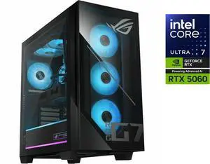 Asus ROG G7 Gaming Desktop - Intel Core Ultra 7 265F - NVIDIA GeForce RTX 5060 - 16GB/1TB Asus ROG G7 Gaming Desktop - Intel Core Ultra 7 265F - NVIDIA GeForce RTX 5060 - 16GB/1TB