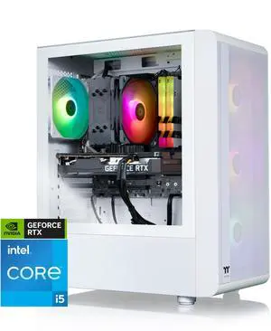 Thermaltake LCGS Quartz i350 R4 Gaming Desktop (Intel Core i5-12400F, 3600Mhz 16GB RGB Memory, NVIDIA GeForce RTX 3050, 1TB NVMe M.2) S2QT-B66R-350-LCS